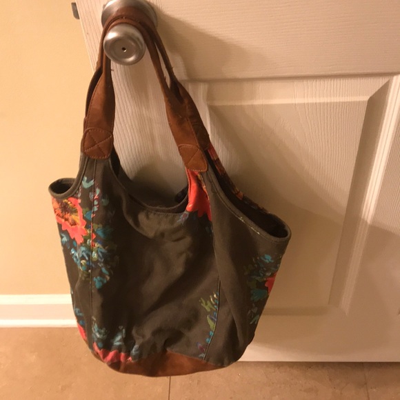 Multicolored boho tote. - Picture 2 of 8